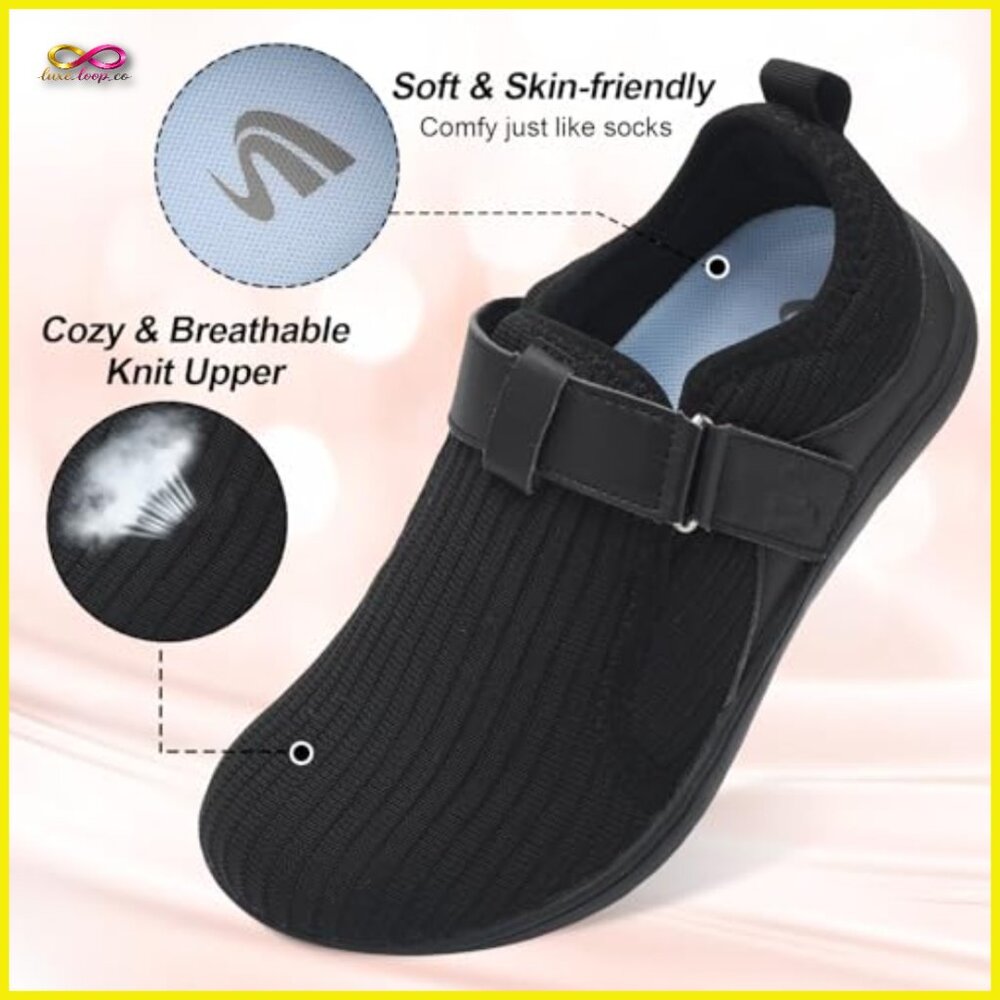 Wide Width Walking Shoes Adjustable Breathable Ze… - image 5